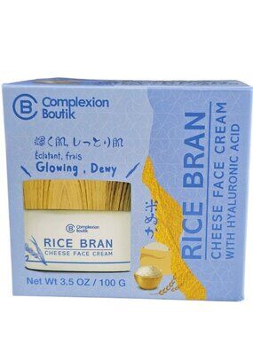 Complexion Boutik Rice Bran Cheese Face Cream Hyaluronic glowing dewy 3.5 oz